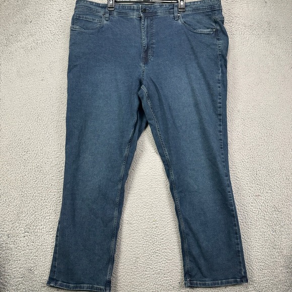 TPJ The Perfect Jean Athletic Fit Mens 42X30 Blue Stretch 5‎ Pocket Denim Pants
